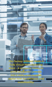 The Factory Without Walls: A Fully Virtual Manufacturing Plant