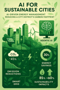 “How the District Cut Its Emissions Without Noticing” – AI Agents for Urban Sustainability