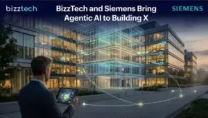 BizzTech partners with Siemens to embed agentic AI and operational digital twins into Building X—enabling see, decide, act, and prove building operations.