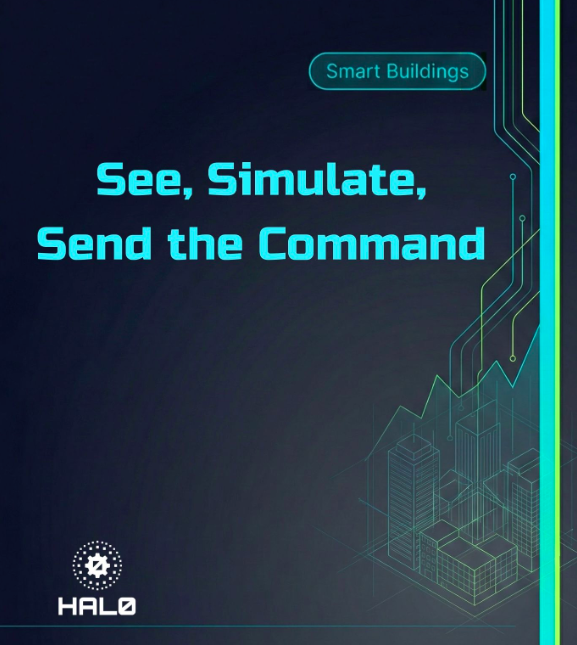 HALØ lets you see, simulate, and send commands: test changes in a digital twin, act with confidence, and optimize buildings in real time