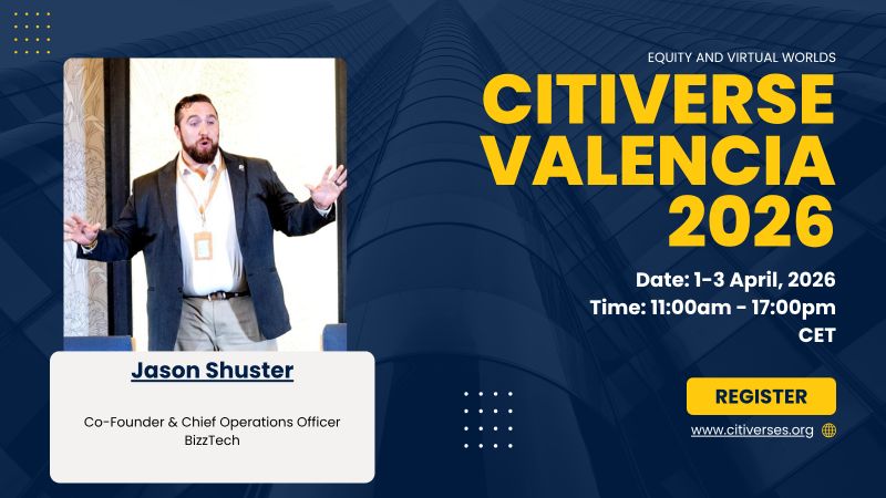 Jason Shuster Joins Citiverse Valencia 2026 Speaker Lineup